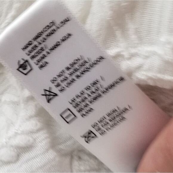 BUFFALO David Bitton embroidered tassel hem tank top sp in white - Picture 5 of 5